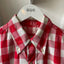 60’s Red Plaid Button Down - Medium