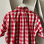 60’s Red Plaid Button Down - Medium