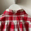 60’s Red Plaid Button Down - Medium