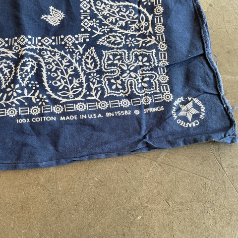 60's Blue Bandana - OS