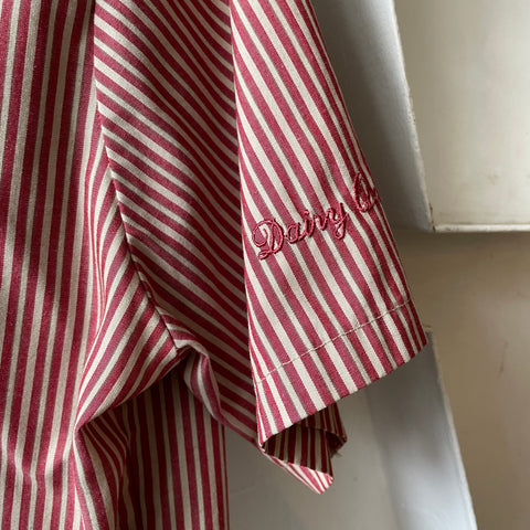 70’s Striped DQ Uniform Shirt - Medium