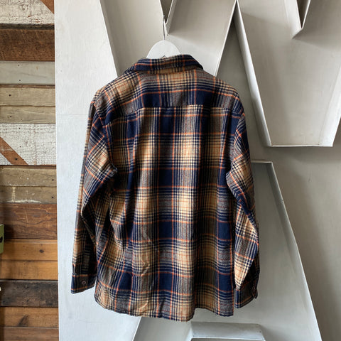 70’s Boxy Montgomery Ward Flannel - Large