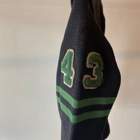 1940s Collegiate Cardigan - Small