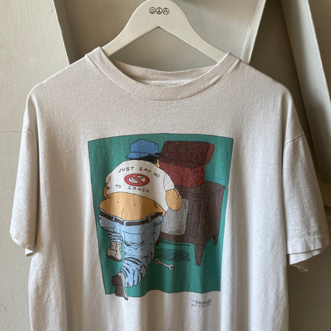90's TV Repair Man Tee - Large