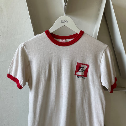 60’s Tennis Ringer Tee - Small