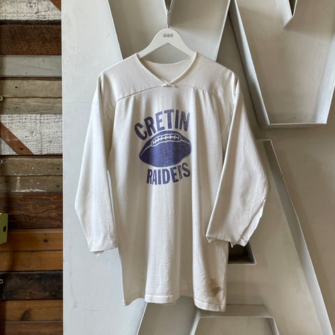 70’s Cretin Raiders Football Jersey - Large