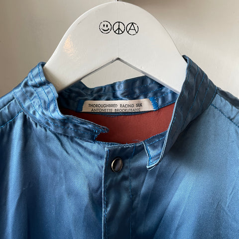 70’s Horse Riding Silk Shirt - Medium
