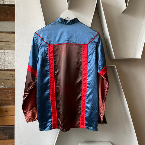 70’s Horse Riding Silk Shirt - Medium