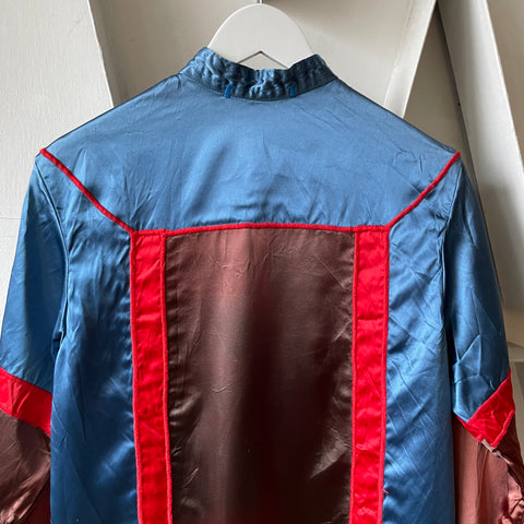 70’s Horse Riding Silk Shirt - Medium