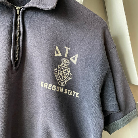 50’s Oregon State Faded Quarter-Zip - Medium