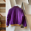 80's Purple Corduroy Bomber - Medium