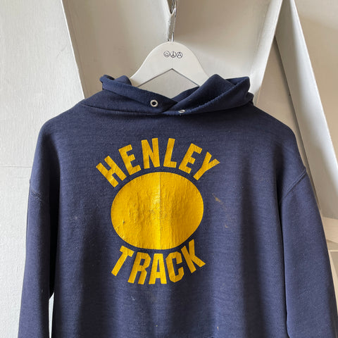 70’s Russell Boxy Painted Track Hoodie - Large