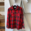 70’s Plaid Button-Up - Large