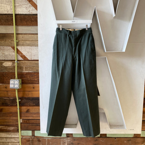 60's Mil-Spec Wool Trousers - 27” x 31”