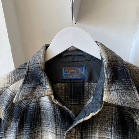 70's Pendleton Western Flannel - Large