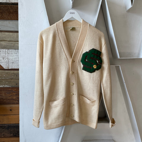 40’s Penney’s Sportclad Wool Varsity Cardigan - Small