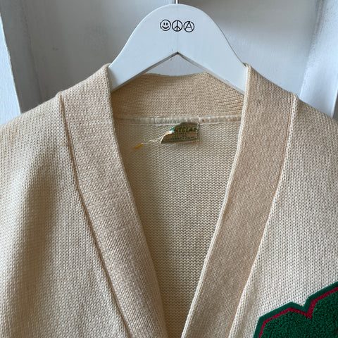 40’s Penney’s Sportclad Wool Varsity Cardigan - Small