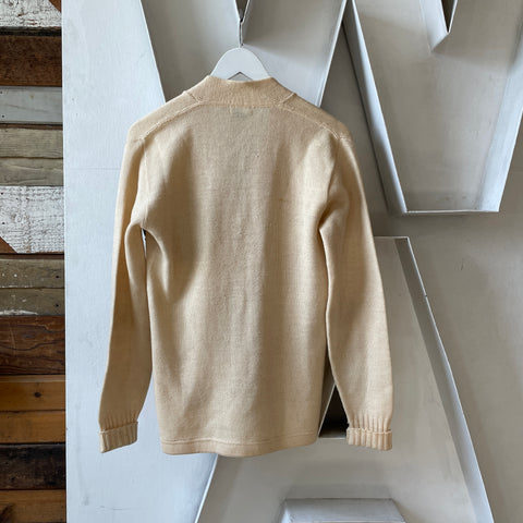 40’s Penney’s Sportclad Wool Varsity Cardigan - Small