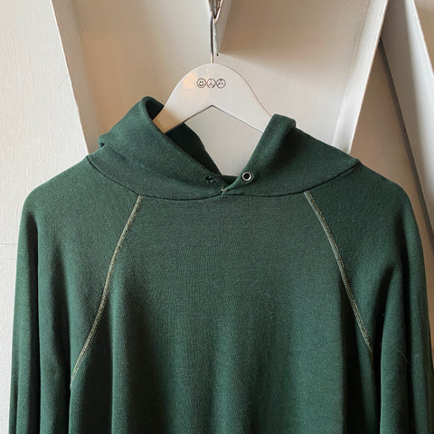 70’s Contrast Stitch Hoodie - Large