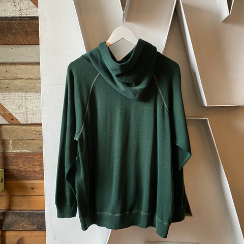 70’s Contrast Stitch Hoodie - Large