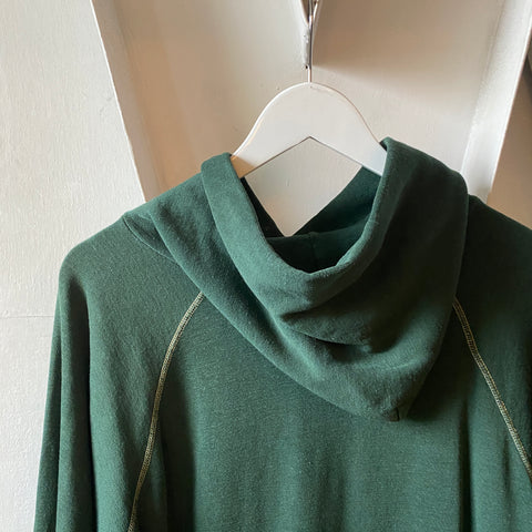 70’s Contrast Stitch Hoodie - Large
