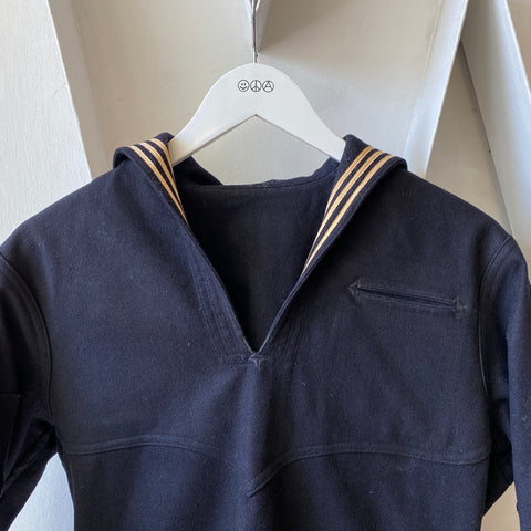40's WW2 Dragon Embroidered Sailor Shirt - Small