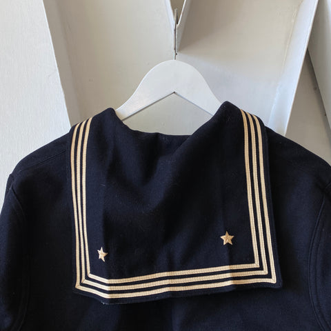 40's WW2 Dragon Embroidered Sailor Shirt - Small