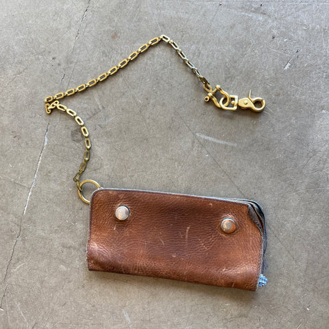 80's Brass Chain Wallet - OS