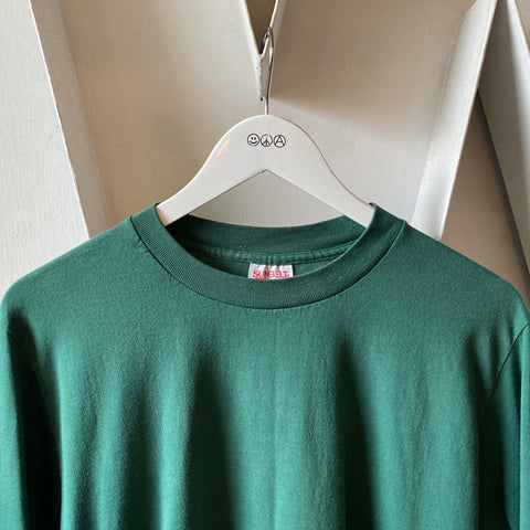 80’s Blank Long Sleeve Tee - Large
