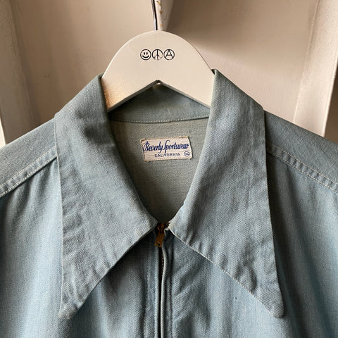 60’s Cotton Zip Jacket - Large