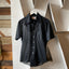 60’s Sheer Black Shirt - Medium