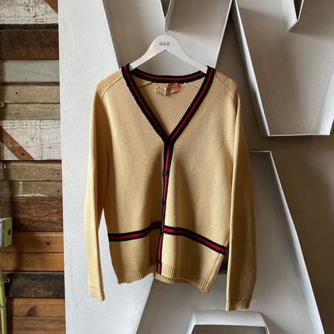 40’s Grid Cardigan - Large