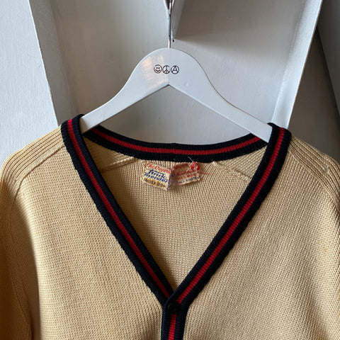 40’s Grid Cardigan - Large