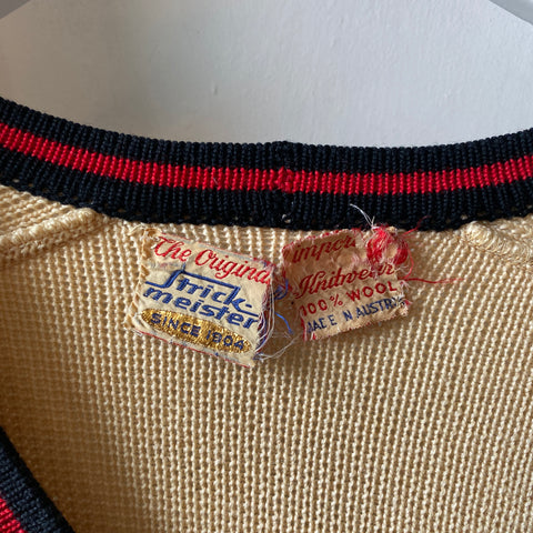 40’s Grid Cardigan - Large