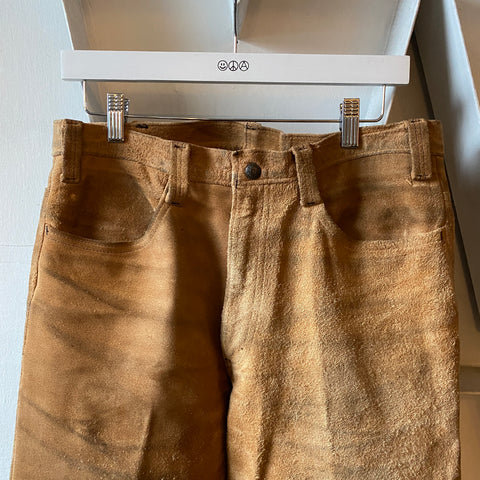 60’s Big E Levi’s Suede Flares - 32” x 33”