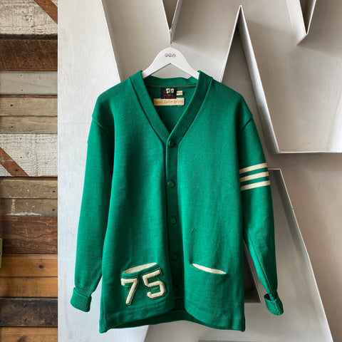 70's Collegiate Cardigan - Large