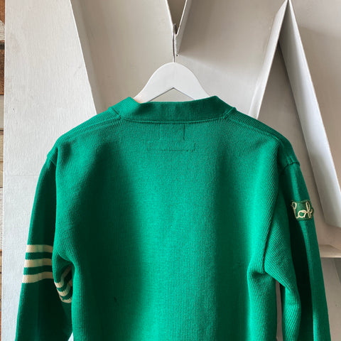 70's Collegiate Cardigan - Large