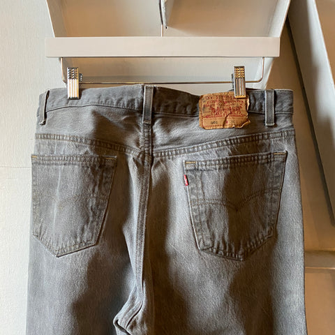 90’s Grey Wash Levi’s 501 - 34” x 36”
