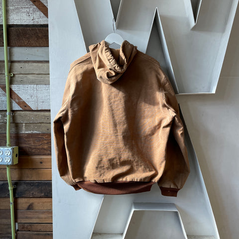 90’s Hooded Carhartt Jacket - Large