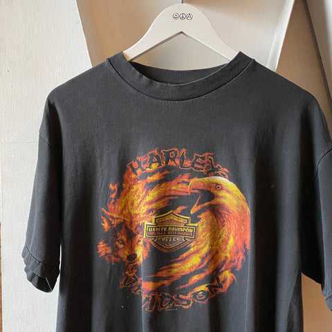 Y2K Boxy Harley Tee - Medium