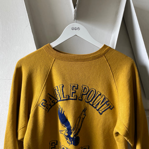 60’s Flocked Eagles Gusset Crewneck - Medium