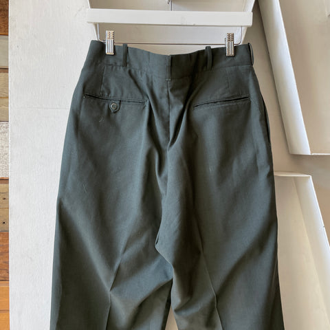 60’s Military Tropical Wool Trousers - 30” x 28.5”