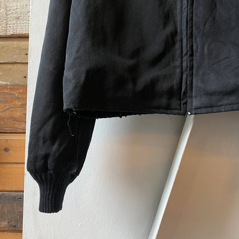 60’s Cropped Black Jacket - Medium