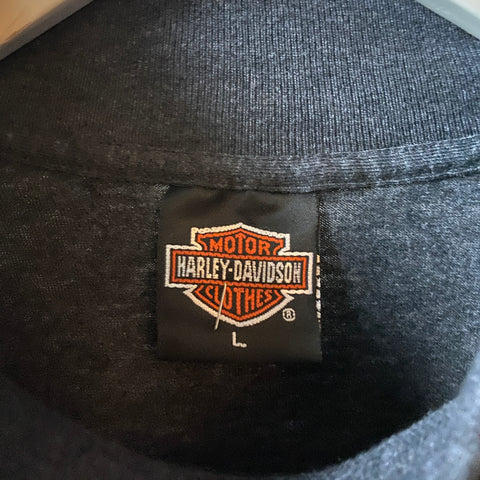 90’s Mock Neck Harley Tee - XL