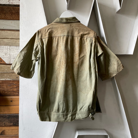 WW2 First Pattern POW HBT Chopper - Medium