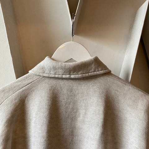60’s Boxy Quarter Zip Sweatshirt - Small