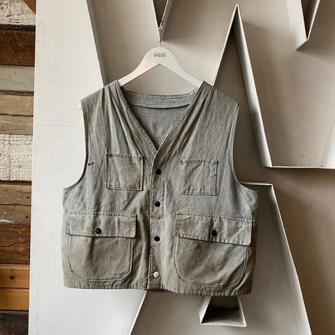 60's Homemade Hunting Vest - Large