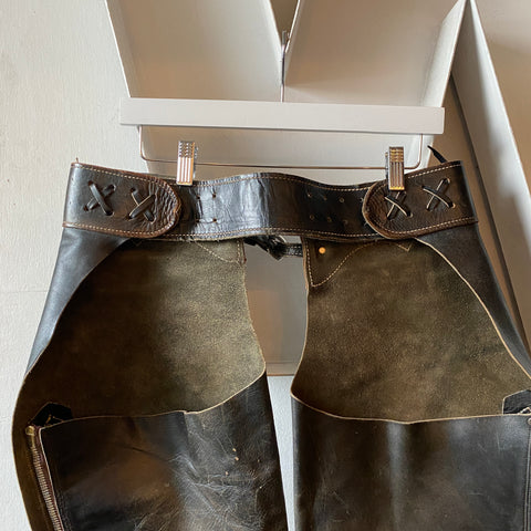 70’s Norma’s Leather Chaps - 34”-36” x 27”