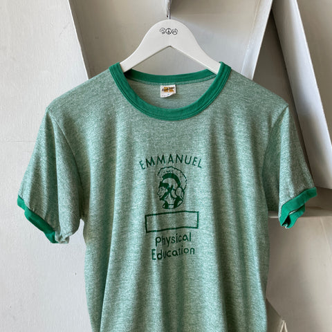 70’s Russell Phys Ed Ringer Tee - Small