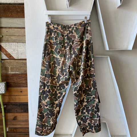 80’s Thin & Soft Camo Pants - 27” x 26”